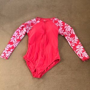 One Piece Swimsuit Sleeves ALL IN MOTION Size XL